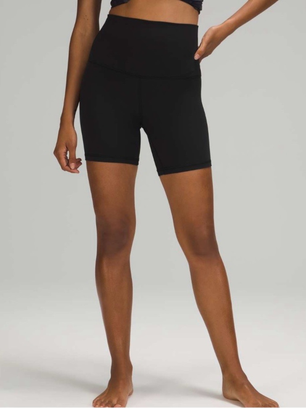 LULULEMON- Align Super-High Rise Short 6" Black Size 8